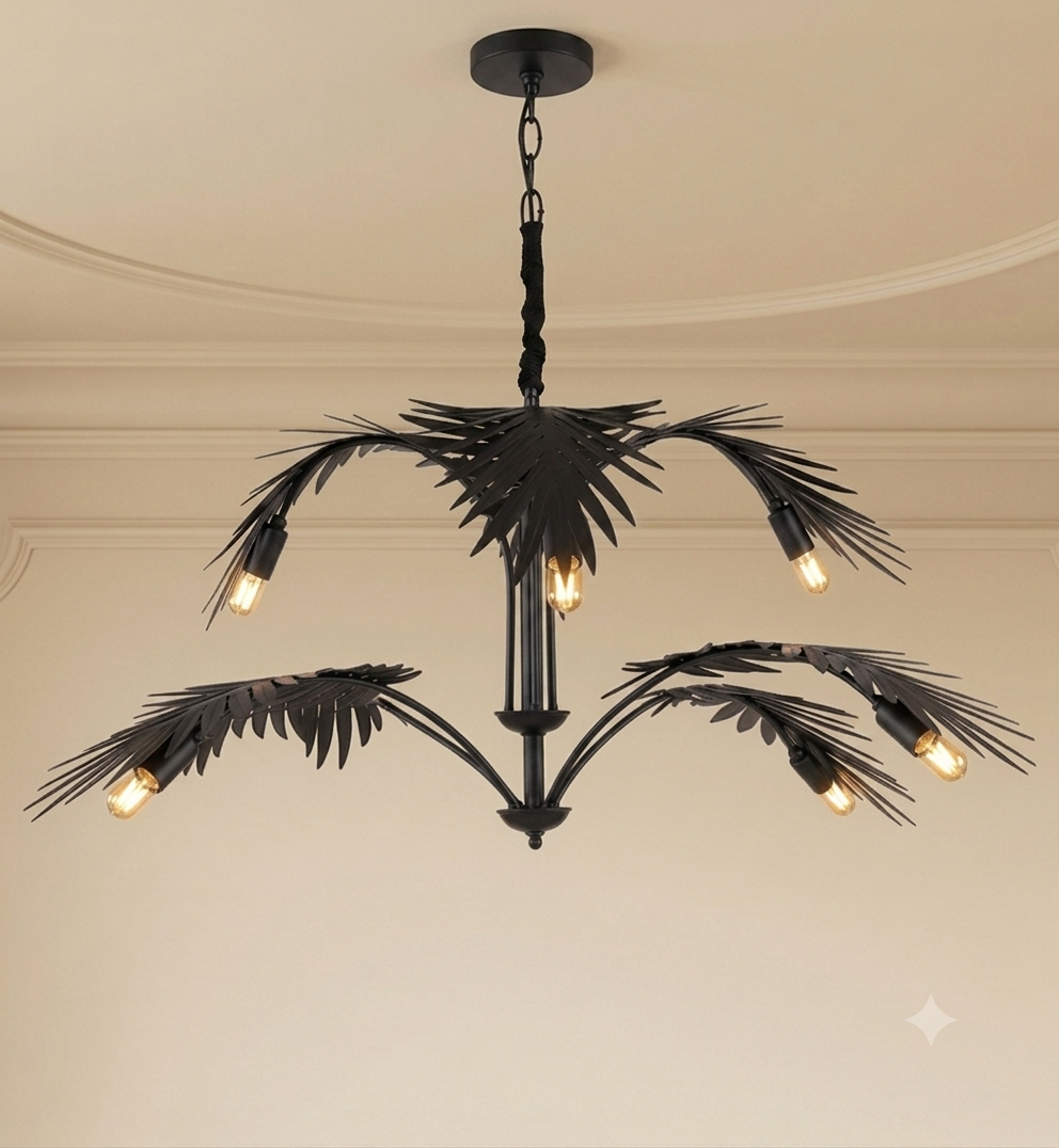 Palmera Palm Leaf Chandelier
