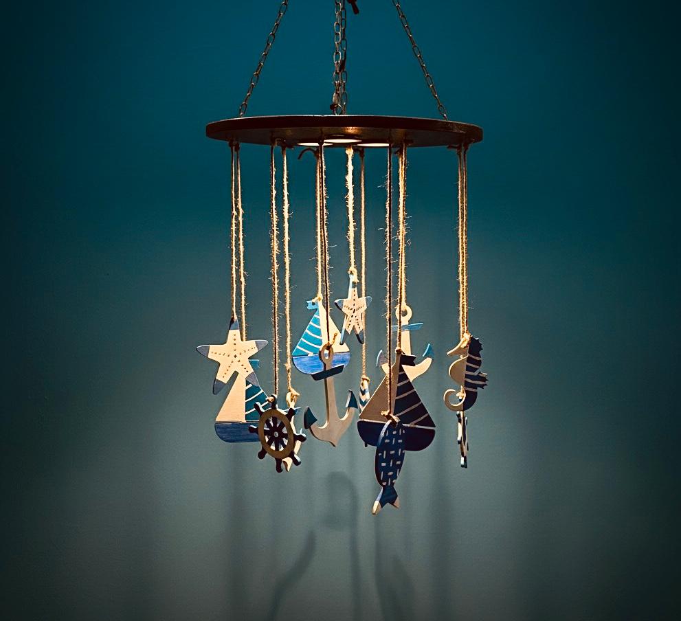 The Marina Wooden Coastal Pendant