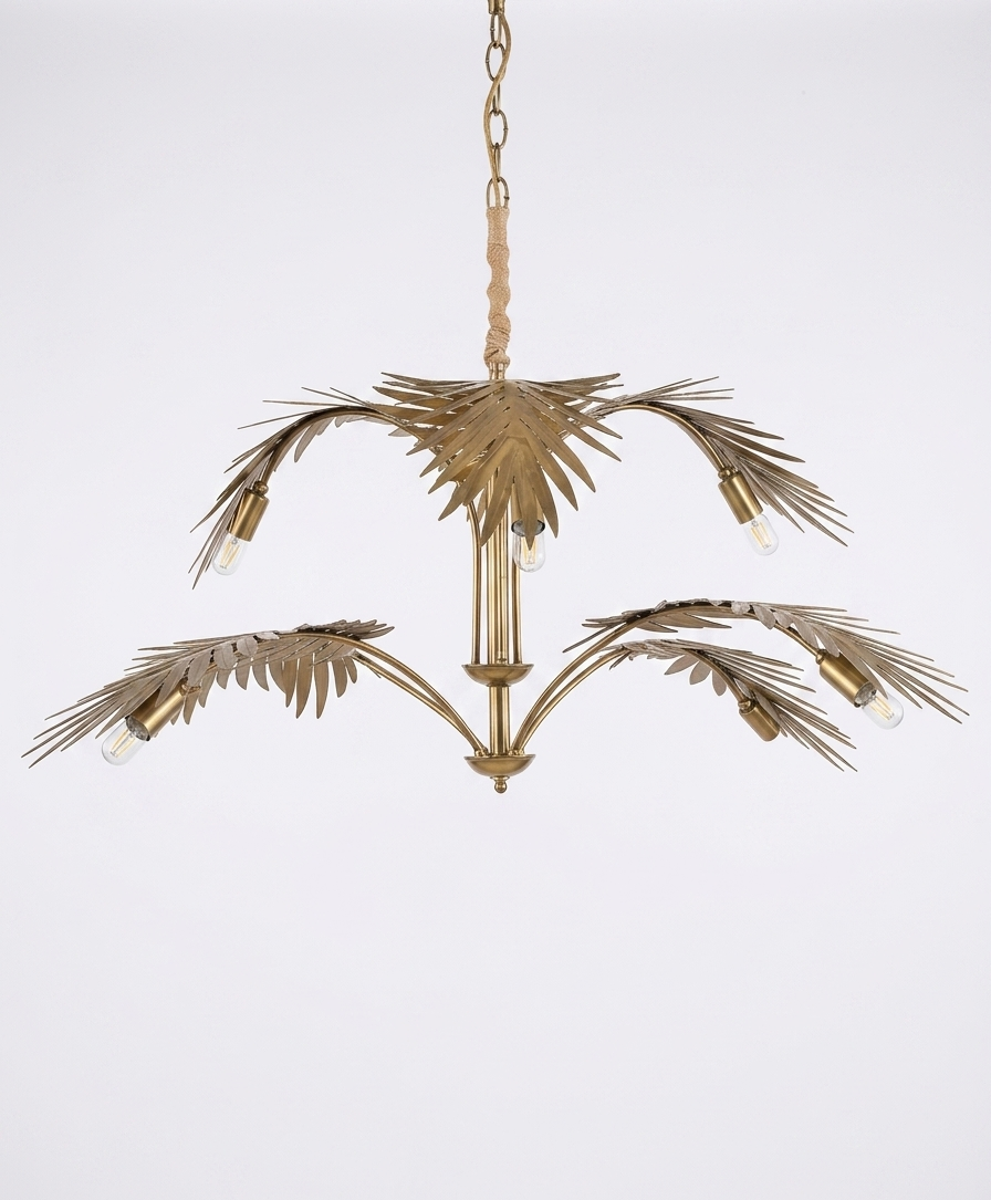 Palmera Palm Leaf Chandelier