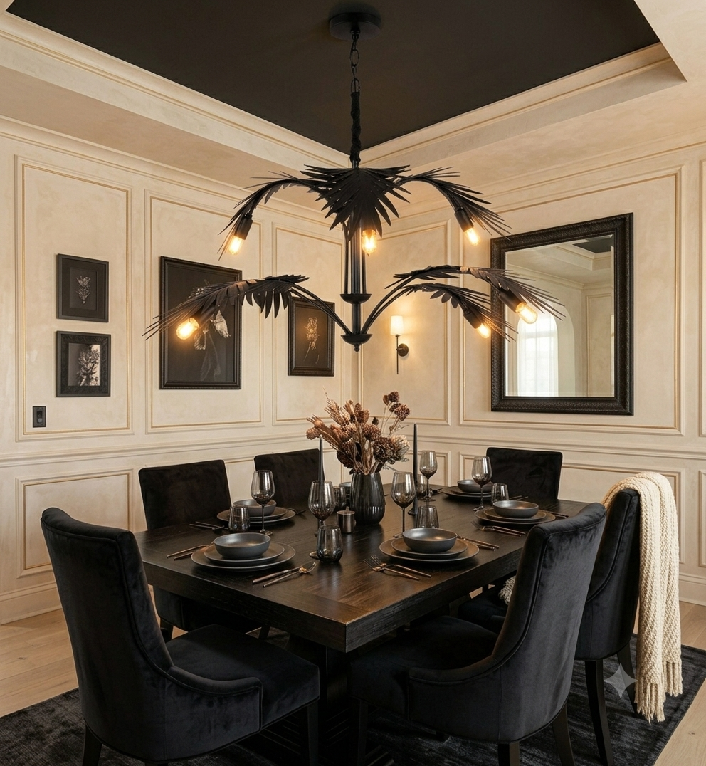 Palmera Palm Leaf Chandelier