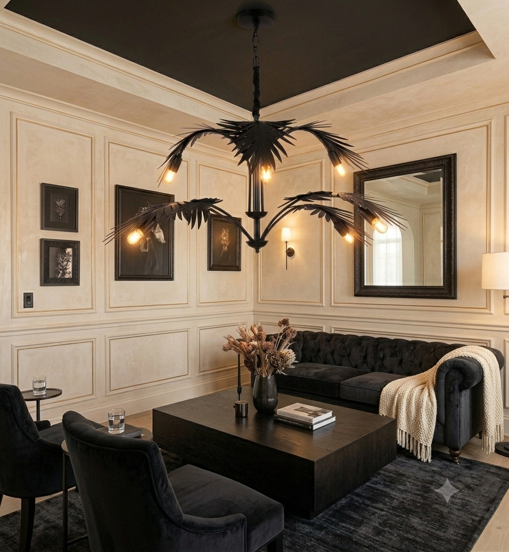 Palmera Palm Leaf Chandelier
