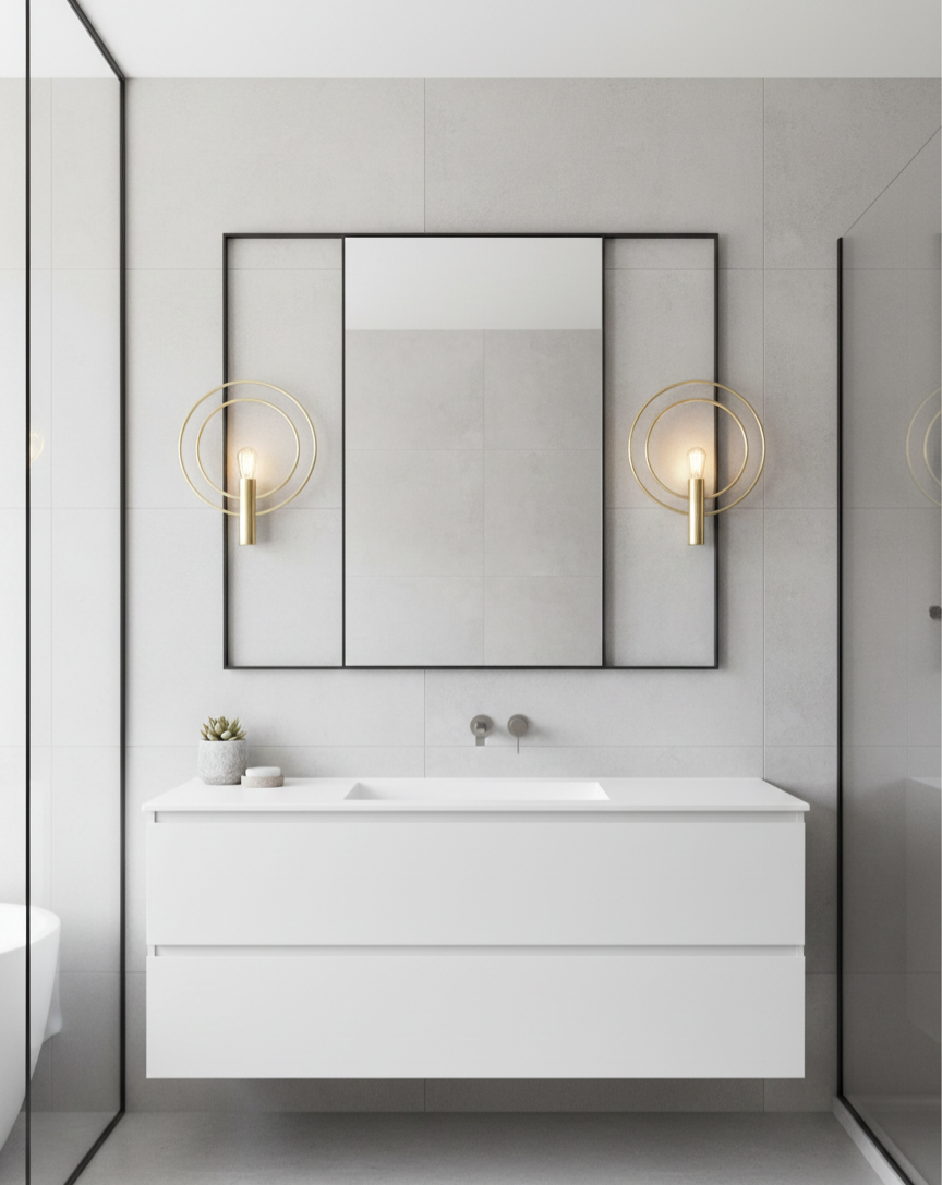 Ring wall sconce